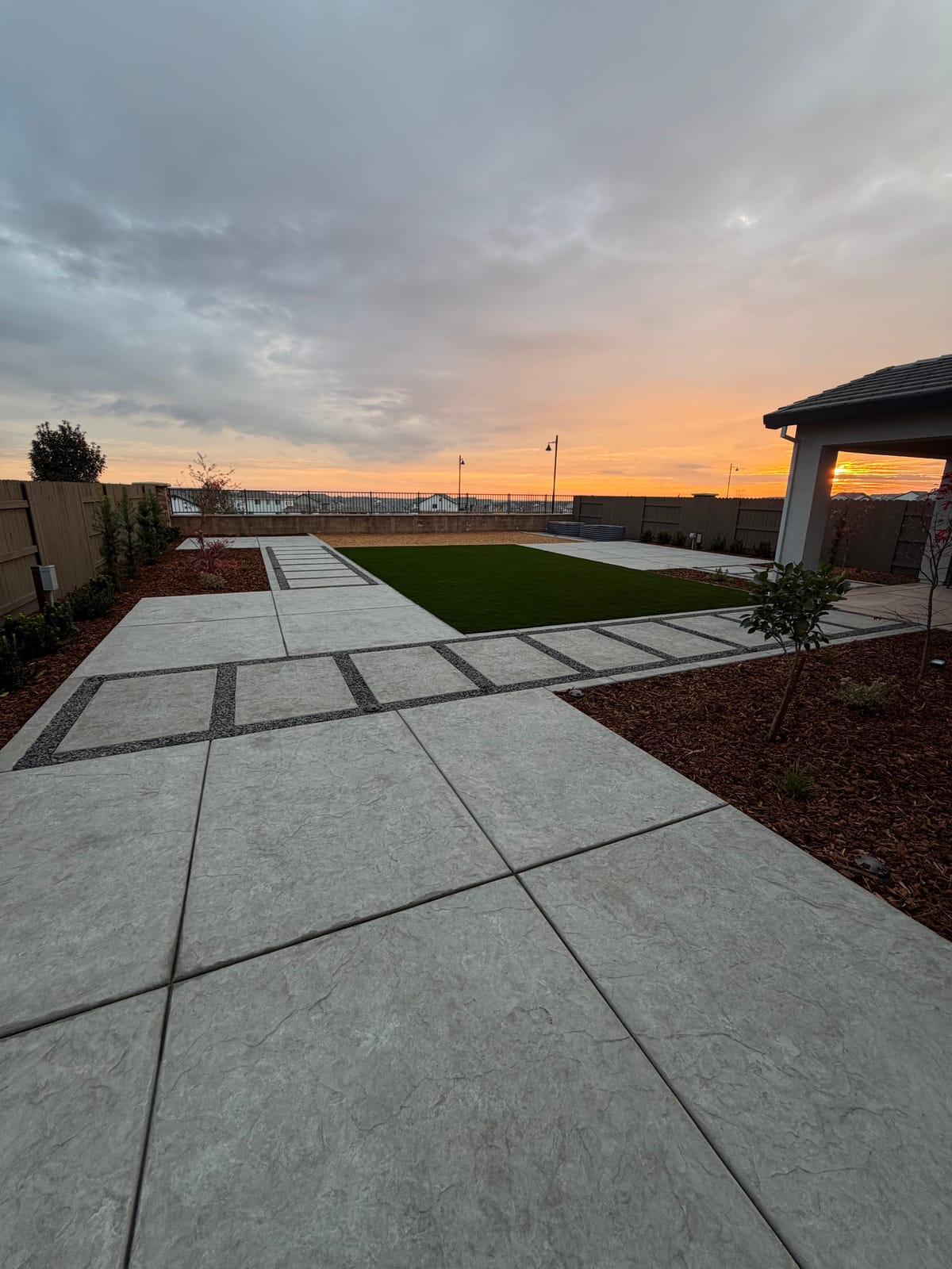 Outdoor living project by CJR Concrete & Landscape Construction