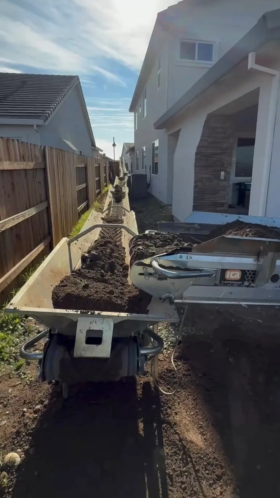 Excavation phase of a CJR pool project, photo 2