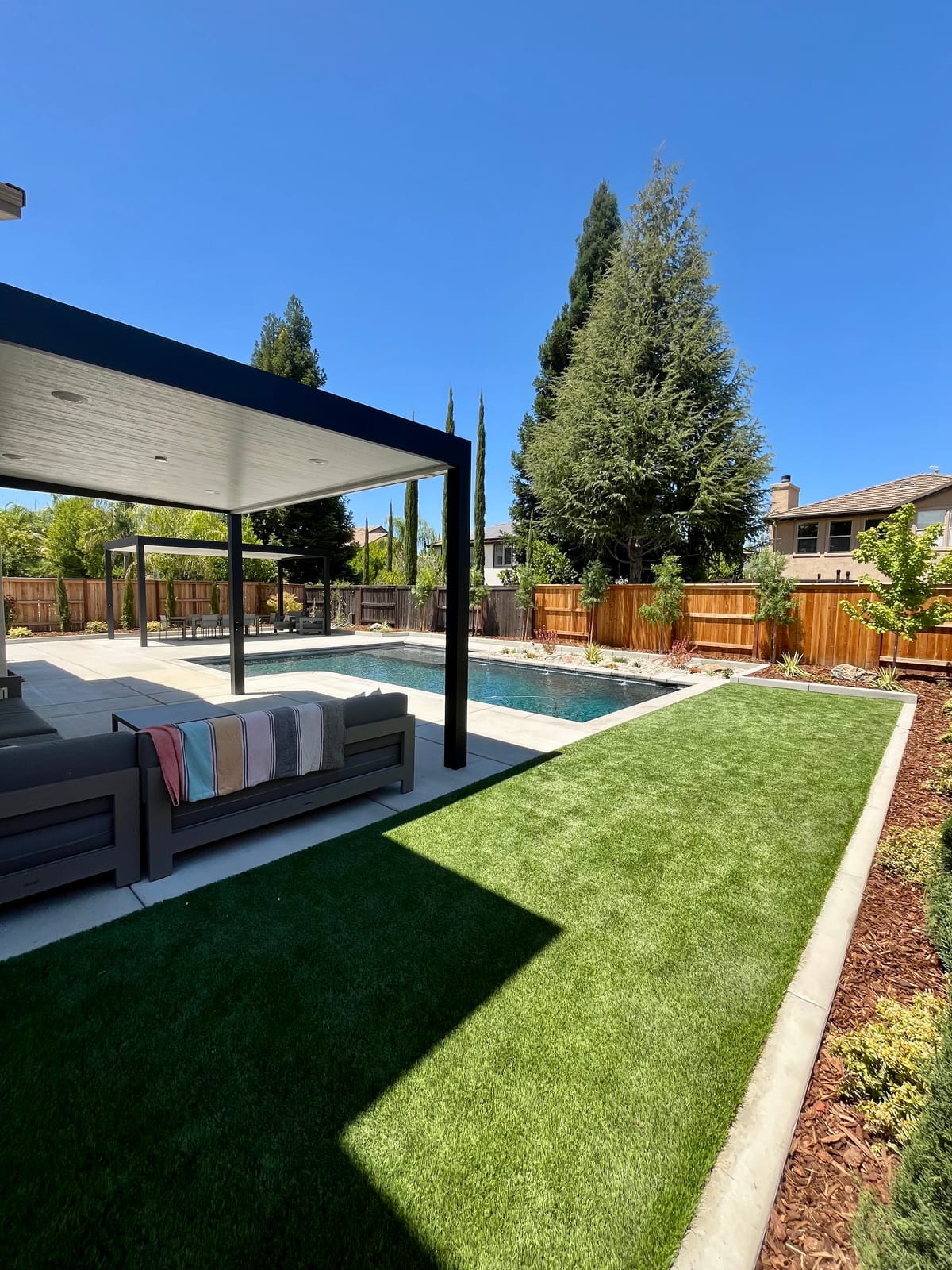 Pool & Pergola Outdoor Living completed