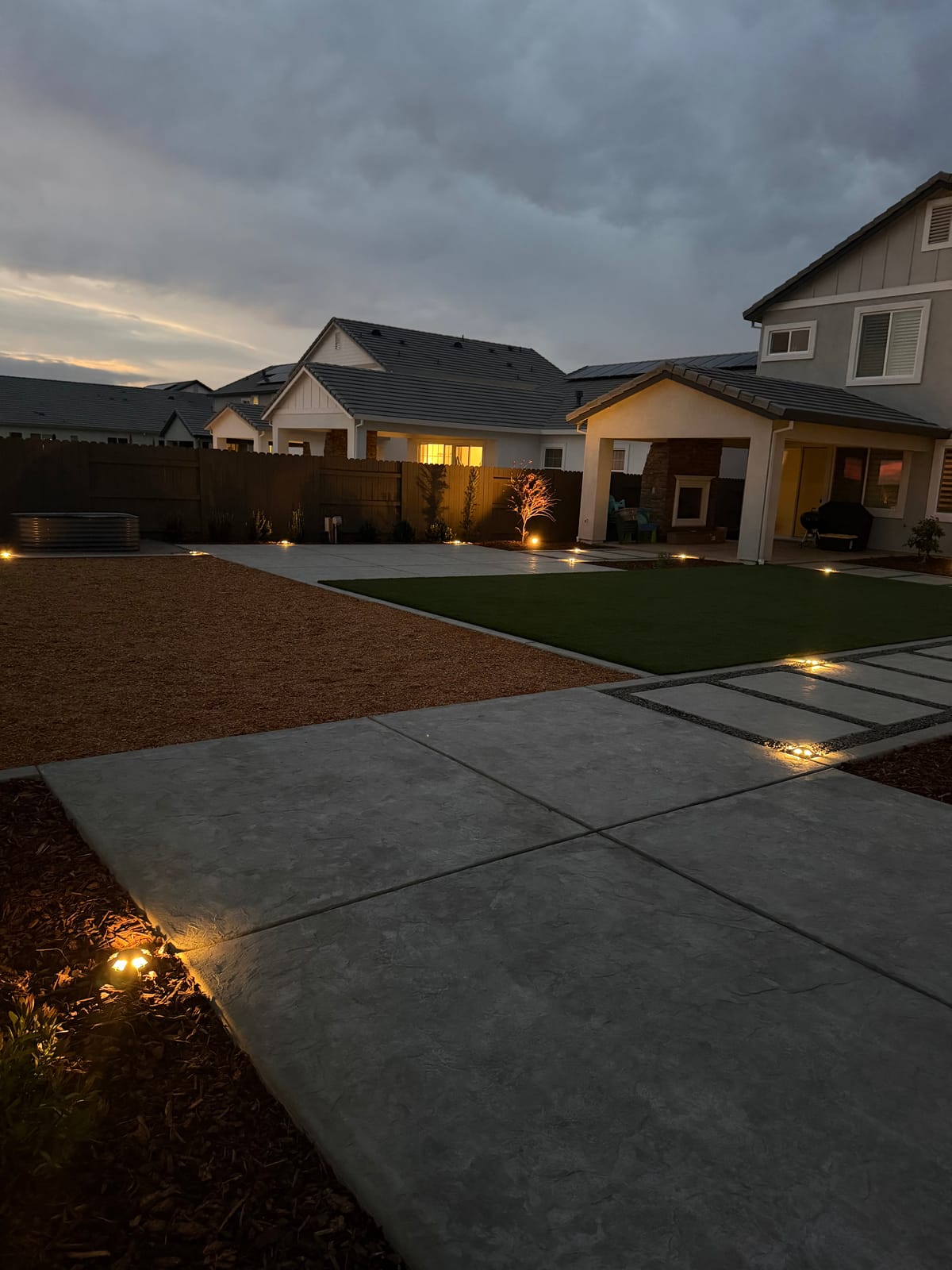 Concrete & Landscape Transformation completed