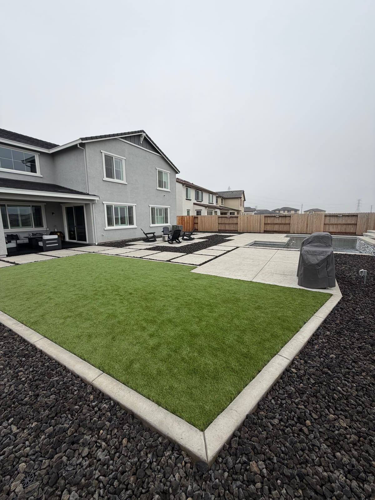 Backyard Landscape Transformation completed