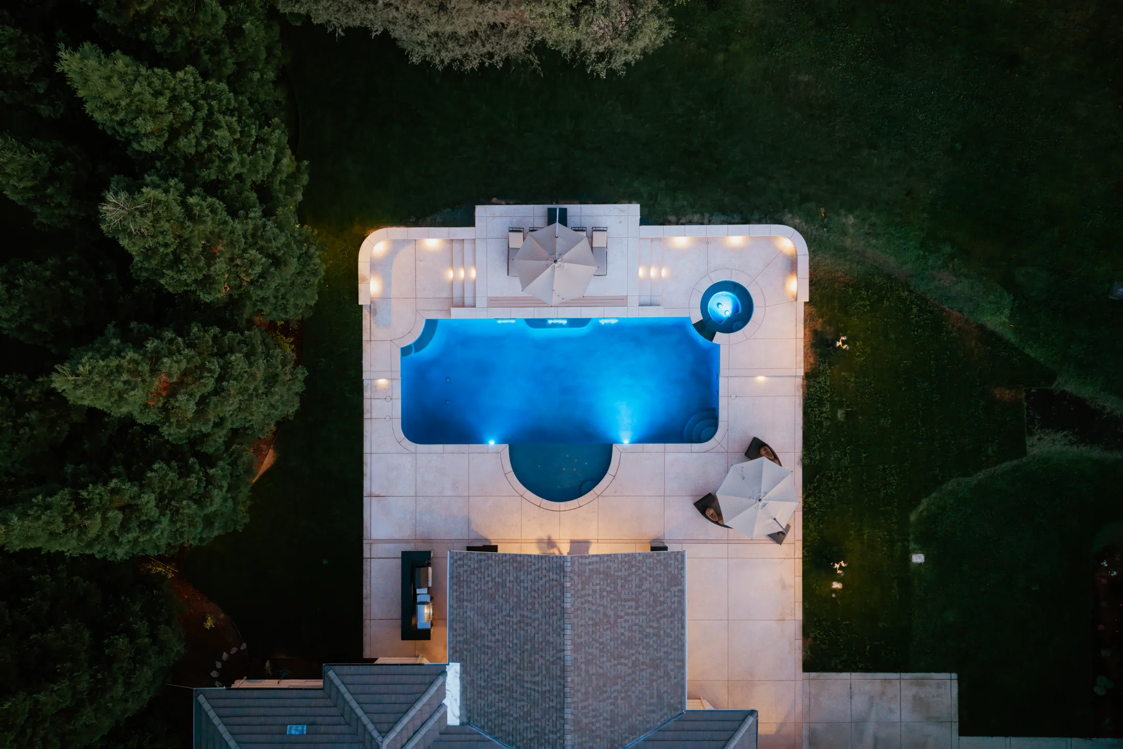 Pool construction project by CJR Concrete & Landscape Construction