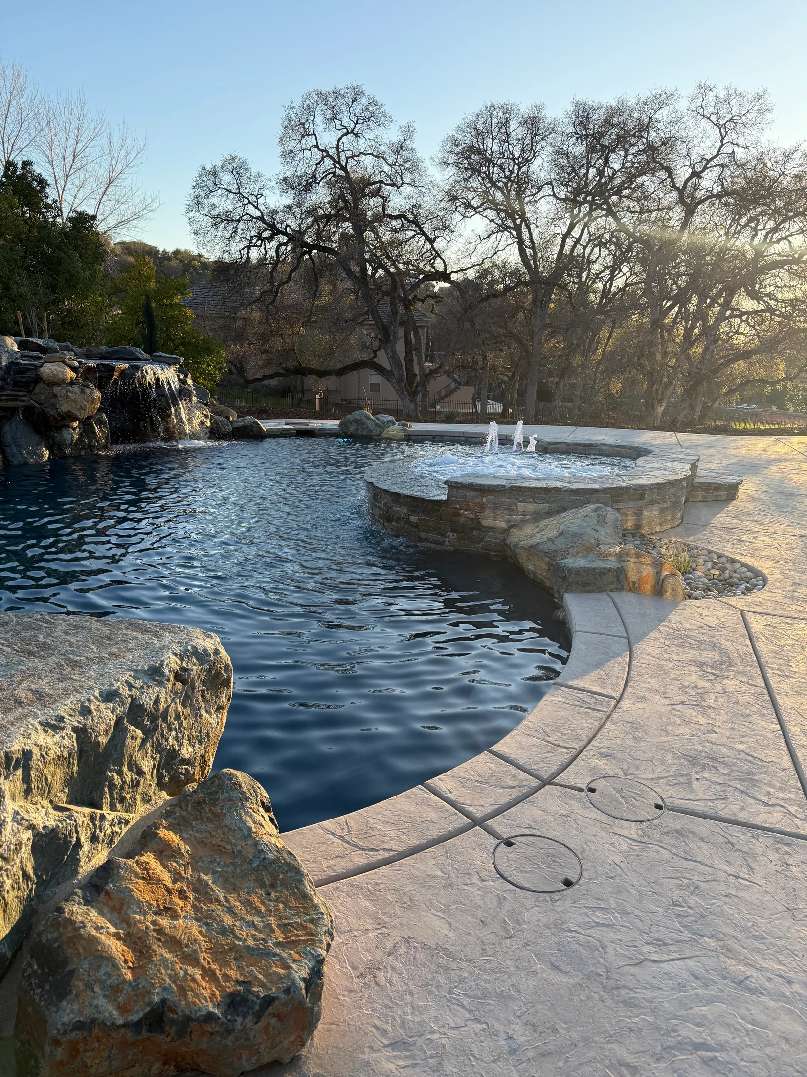 Pool construction project by CJR Concrete & Landscape Construction