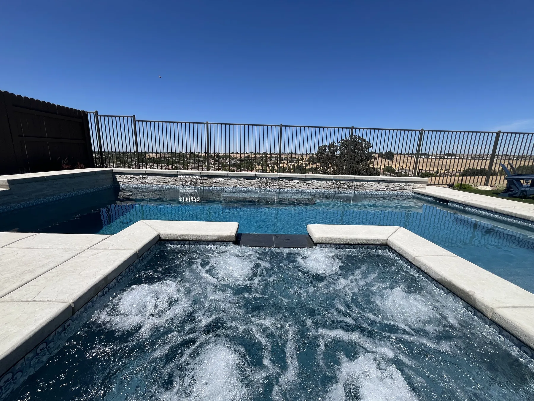 Finished CJR pool and outdoor living project